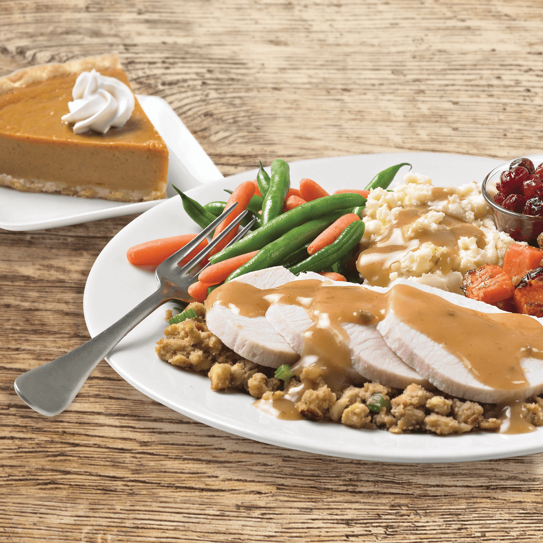 Thanksgiving Dinner for dine-in or takeout.