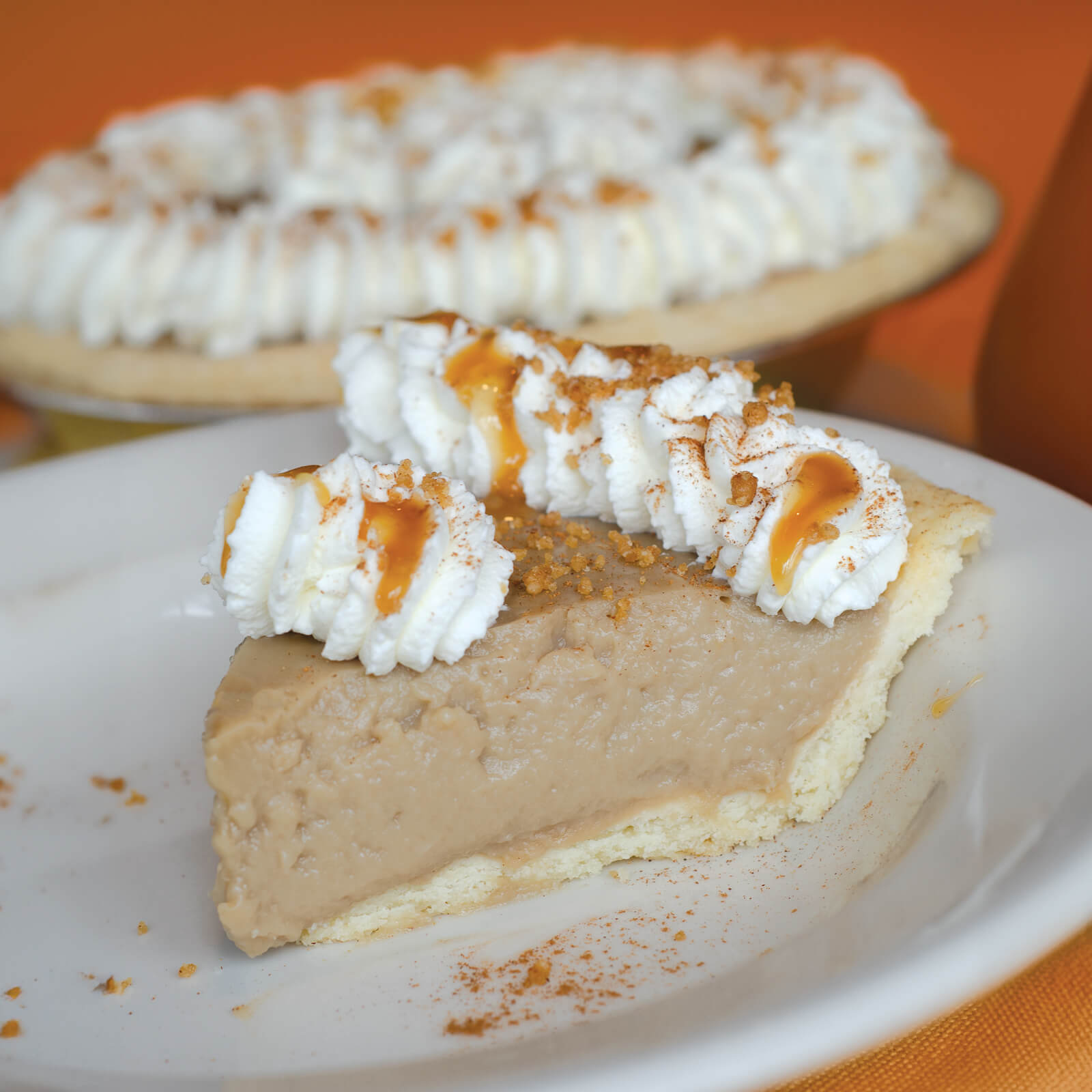 Caramel Pumpkin Spice Latte pie